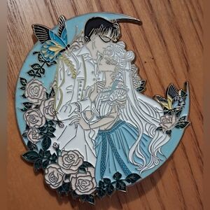 EUC Sailor Moon Princess Serenity Prince Endymion Enamel Japan Anime Pin Jewelry